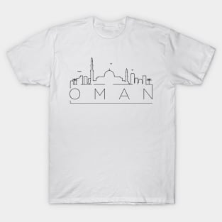 Oman Minimal Skyline T-Shirt